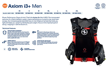 AquaLung Axiom Buoyancy Compensation Device (BCD)
