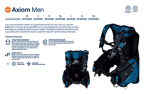 AquaLung Axiom Buoyancy Compensation Device (BCD)