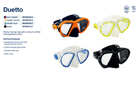 AquaLung Duetto Dive Mask