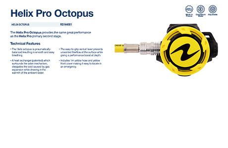 AquaLung Helix Pro OCTOPUS