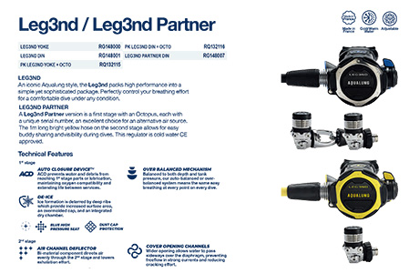 AquaLung Leg3nd Regulator