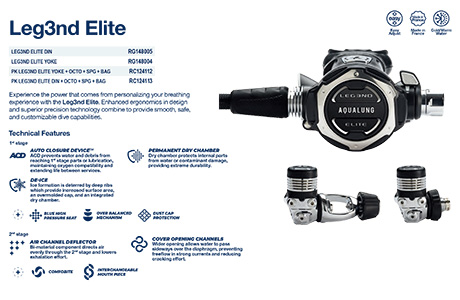 AquaLung Leg3nd Elite Regulator