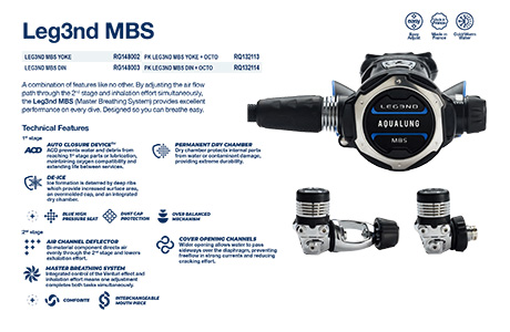 AquaLung Leg3nd Mbs Regulator