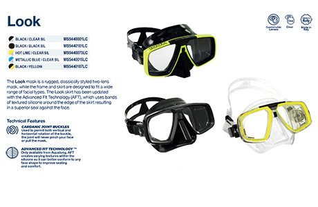 AquaLung Look Dive Mask