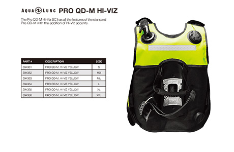 AquaLung PRO QD-M Military / Public Safety Buoyancy Compensation Device (BCD)