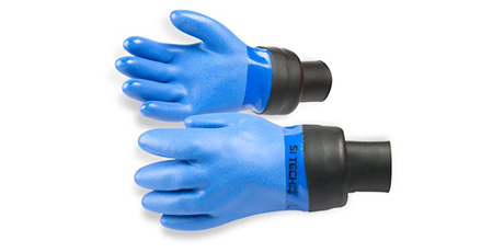 SI-TECH® PVC Dry Gloves With Wrist Seal