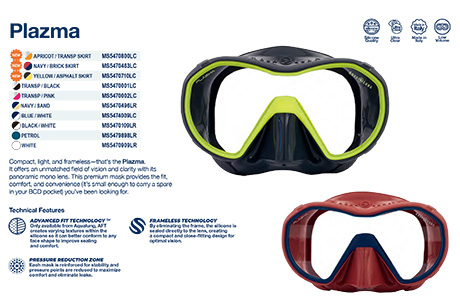 AquaLung Plazma Dive Mask