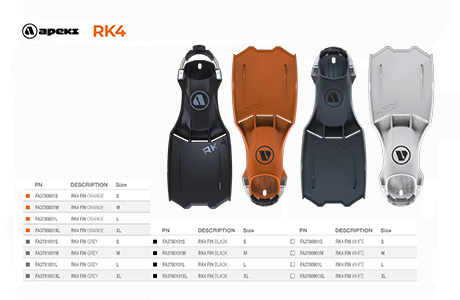 Apeks RK4 Dive Fins