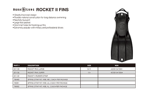 Apeks ROCKET II Dive Fins