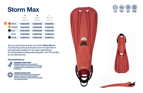 AquaLung Storm Max Dive Fins