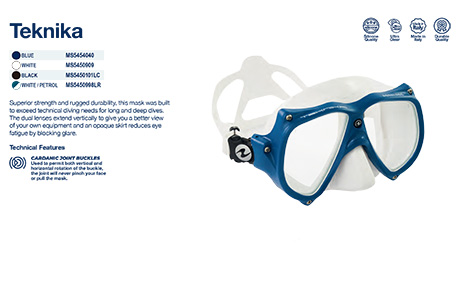 AquaLung Teknika Dive Mask